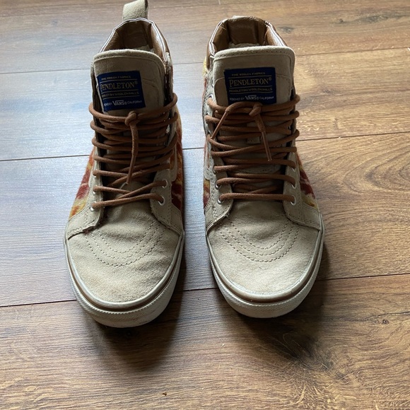 Vans old school high top Pendleton collab size 8 - Picture 3 of 5